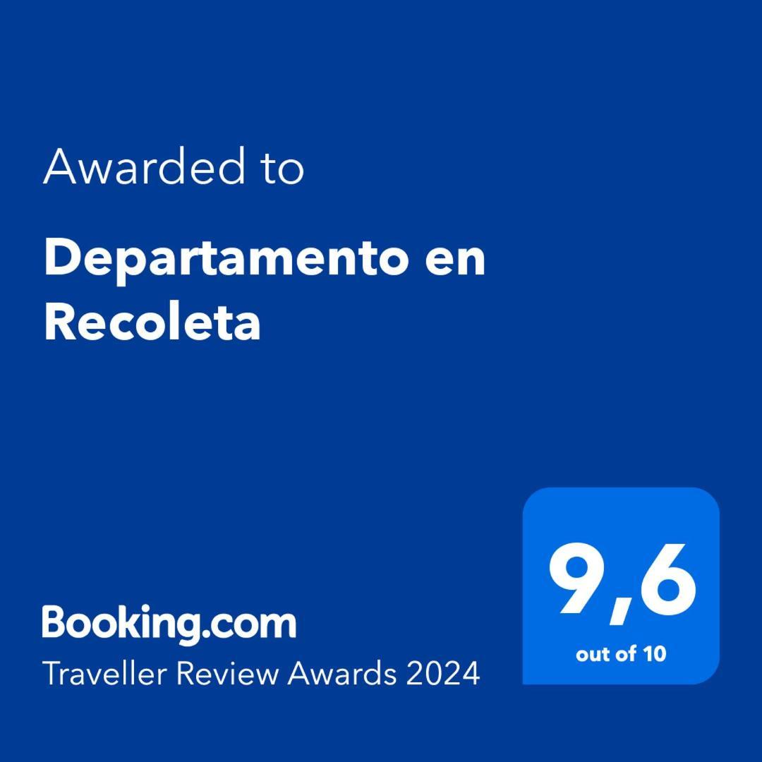 Ferienwohnung Departamento En Recoleta Buenos Aires Exterior foto